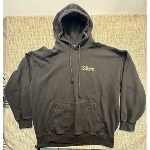 Nascar Tristan Roberts 95 Racing Team Hoodie Men's XXL Long Sleeve Black NASCAR‎